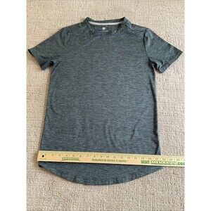 Men's Gray Size Small Workout Shirt All In Motion Poly/Spandex CrossFit.EUC